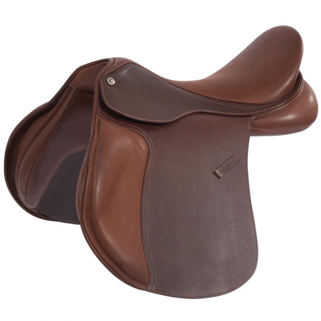 Collegiate Scholar All Purpose Saddle With Round Cantle Brown