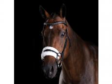 Collegiate ComFiTec Sheepskin Bridle Black