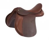 Collegiate Scholar All Purpose Saddle With Round Cantle Brown